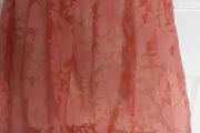 Topshop Salmon  Embellished Skirt in Size 10