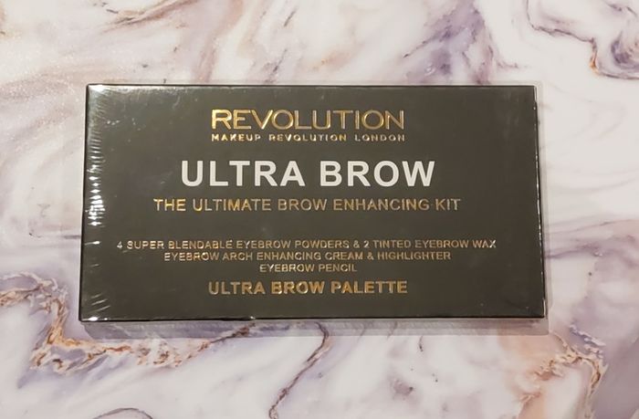 Revolution Ultra Brow Palette - 8 Shades - Medium to Dark - New - Sealed