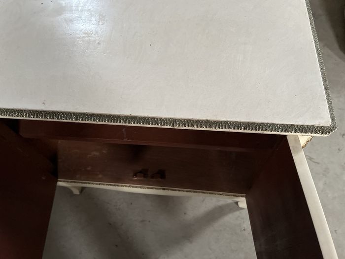 Vintage storage press