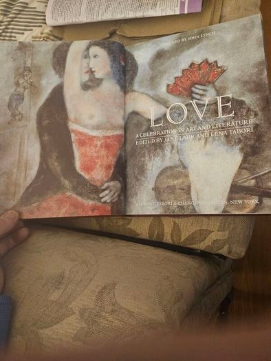 Love. A Celebration In Art And Litrature.  Edited By Jane Lahr And Lena Tabori. Beautiful Illustrated First Edition Large Volume Hardback With Dustjacket In Good Condition. See Photos For Same.