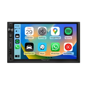 Eonon X3 7" Double DIN Linux Car Stereo with wireless Android Auto and Apple Car Play.
