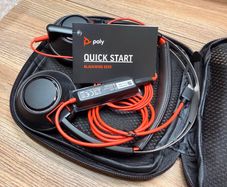 Poly Blackwire 5220 USB-C Stereo Headset - New, with Pouch