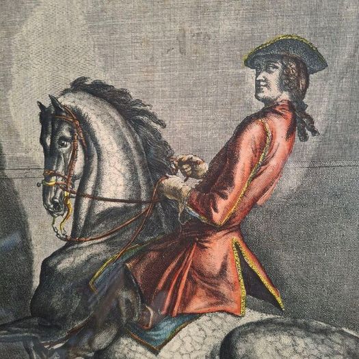 Johann E Ridinger Copperplate Engraving