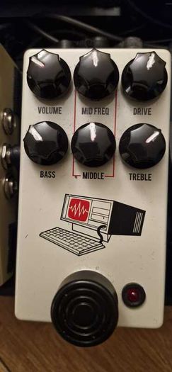 JHS Hard Drive Guitar Pedal - Distortion Tan
