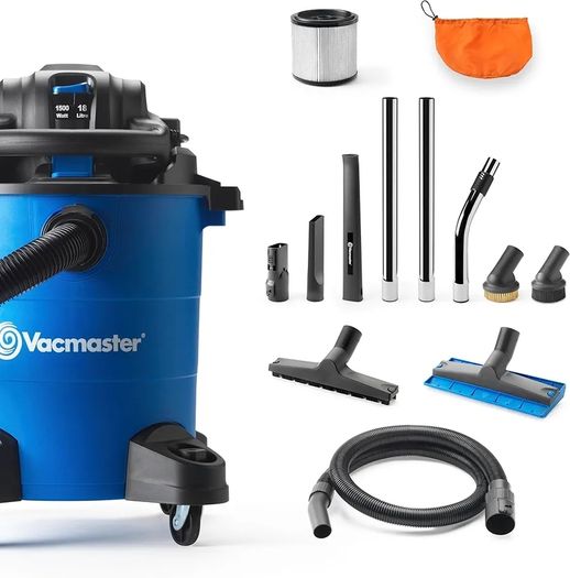 WD18 AG+ Garden & Artificial Grass Vacuum Cleaner with Detachable Handheld Garden Leaf Blower. Outdoor Wet & Dry Vacuum for Astroturf, Patios, Decking and Outdoor Areas. 1500W, 18 Litre