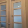 white internal solid wood laminate covered doors x 3 Image 2