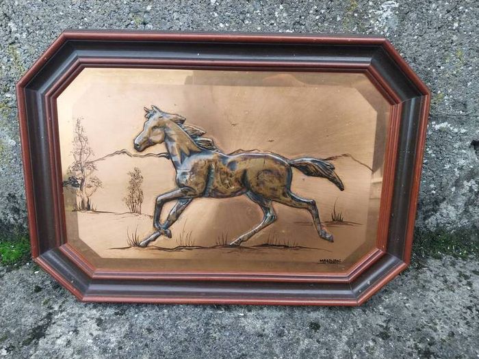 Copper Horse Wall hanging 3D