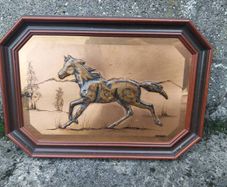 Copper Horse Wall hanging 3D