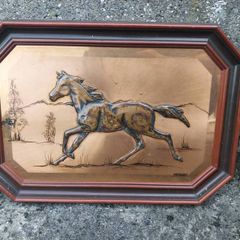 Copper Horse Wall hanging 3D