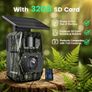 MAXDONE Solar WiFi Wildlife Camera 4K 64MP with Night Vision Motion Activated Image 7