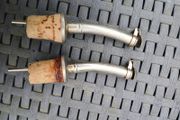 2 Vintage Bottle Pourer Corks with Lids