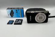 Canon IXUS 185 20MP Digital Camera Black - Full Kit