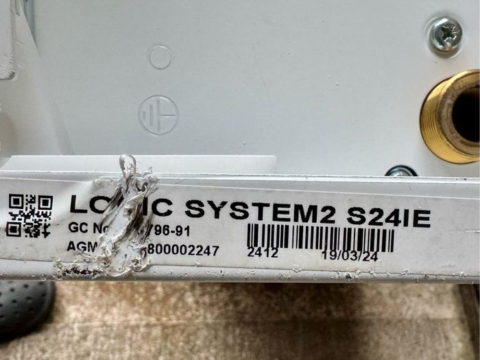 Ideal Logic System 2 S24 IE Gas System Boiler - Installed March 2025