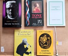 Five Mairtin O Cadhain Irish Books