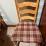 Pine Dining Table and Six Chairs. Solid. Heavy. Image 2