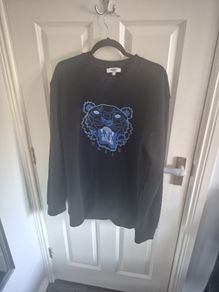 Mens Kenzo Black Jumper brand XXL