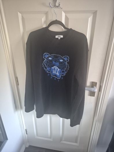 Mens Kenzo Black Jumper brand XXL