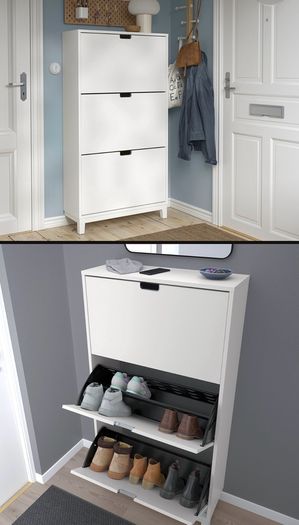IKEA STALL Shoe Cabinet Grey cabinet