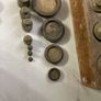 antique vintage brass weights Image 5