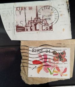 Vintage Irish Stamp Lot (1978 & 1987) - Architecture & Art Themes