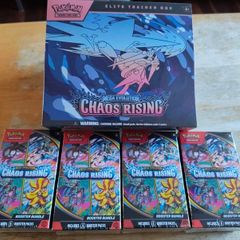 Pokemon Tcg Mega Evolution Chaos Rising ETB Plus X4 Chaos Rising booster bundle boxes