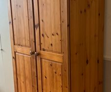 Pine Wardrobe - double door