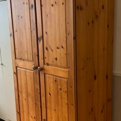 Pine Wardrobe - double door