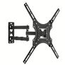 1pc Full Motion Metal TV Monitor Wall Mount, Hinged Arm with Swivel Tilt & Extension, Fits 32-55 Inches LED LCD Flat Panel & Curved TVs, VESA 15.75x15.75 Inches, Max Load 44 lbs Image 2