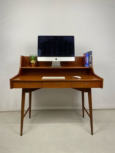 Mid Century Danish Teak Desk & Chair