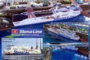 Stena Adventurer Stena Line Card Model Ferry Kit