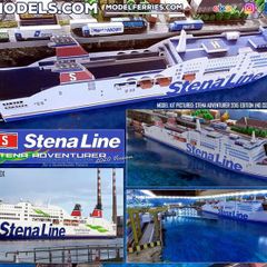 Stena Adventurer Stena Line Card Model Ferry Kit
