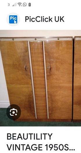1950's wardrobe & dresser