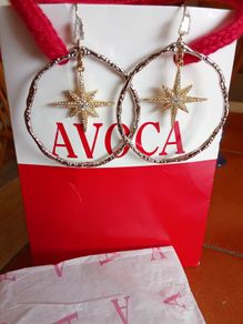 "Avoca" Hoop Earrings. New (Price Drop)