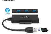 Rocketek USB 3.1 (Type-A &amp; Type-C) USB 3.0 Hub &amp; External SATA III 2.5" SSD/HDD Adapter (Brand New/Warranty)