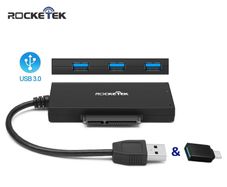 Rocketek USB 3.1 (Type-A & Type-C) USB 3.0 Hub & External SATA III 2.5" SSD/HDD Adapter (Brand New/Warranty)
