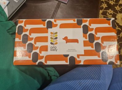Orla Kiely Dachsund Shaped Planter