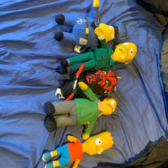 Collectible simpsons plushies