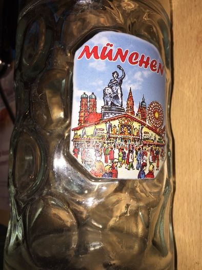 Tankard glass munchen oktober fest 1 L