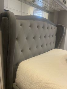 Luxury Grey Double Bed