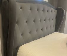 Luxury Grey Double Bed