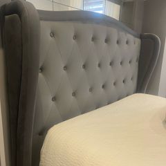 Luxury Grey Double Bed