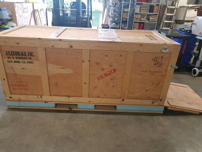 Large wooden storage crate. Multipurpose crate