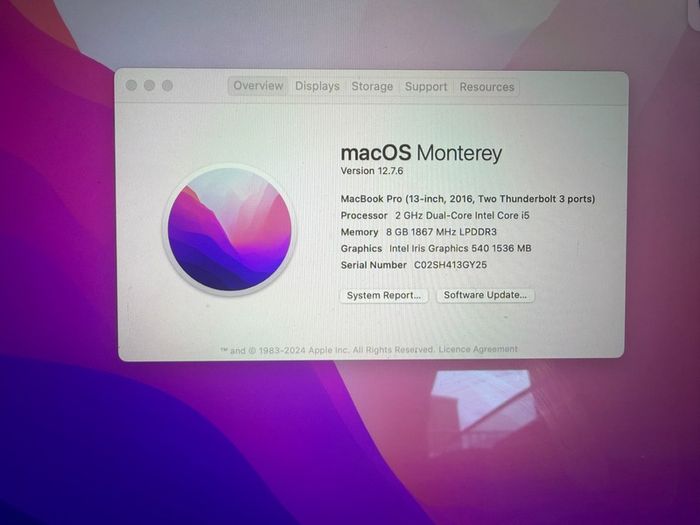 Apple Macbook Pro (2016)