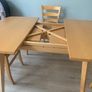 Extendable dining table and chairs Image 3