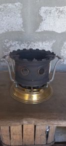 ANTIQUE  le Tropique twin wick burner camping stove working Brass and metall
