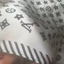 satin monogram scarf Image 2