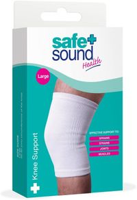 Safe & Sound Health Knee Support Large Support Joints Muscles Sprains Strains