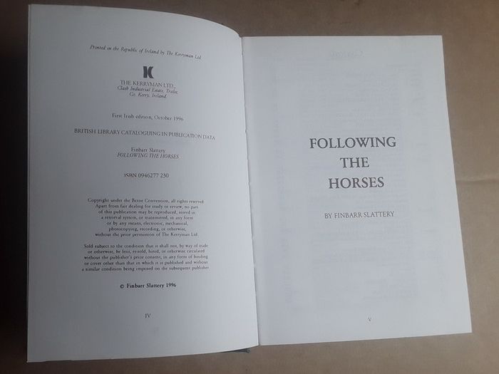 Following the Horses - Finbarr Slattery