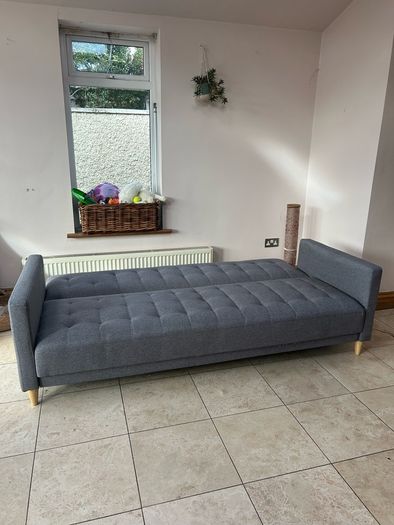 sofa bed grey