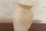 Belleek ivory porcelain vase